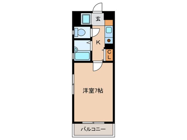 ステイツ六本松の物件間取画像